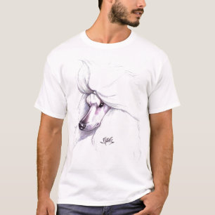 Camiseta Caniche estándar blanco