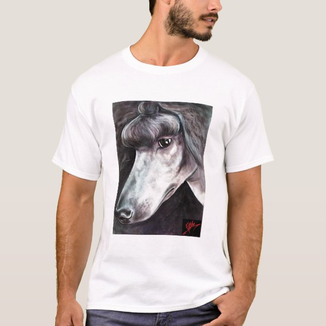 Camiseta Caniche estándar de la demostración reflexivo (Anverso)
