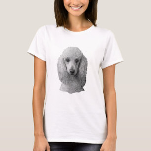 Camiseta Caniche - imagen estilizada - añada su propio