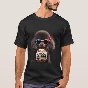 Camiseta Caniche Miniatura De Regreso A La Escuela Pelota D