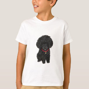 Camiseta Caniche miniatura o juguete - Negro 1