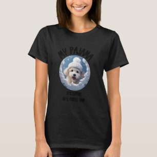 Camiseta Caniche Navideño Adorable - Diseño Divertido de Pe