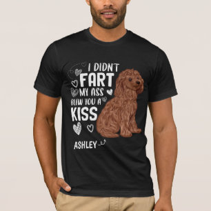 Camiseta Caniche No Besó Perro Que Se Hizo el Pedo