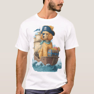 Camiseta Caniche Pirata � Perro Marino Divertido