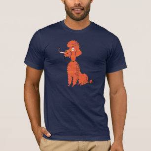 Camiseta Caniche que fuma