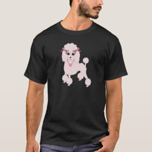 Camiseta Caniche rosa