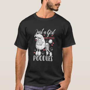 Camiseta Caniche Solo Una Chica Que Ama Los Caniches Regalo