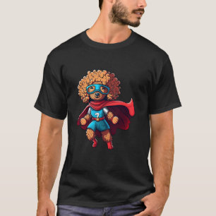 Camiseta Caniche Superhéroe Capa Roja Perro Superhéroe