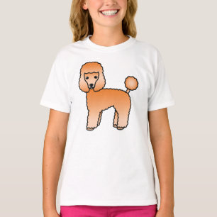 Camiseta Caniche Toy Albaricoque Perro De Dibujos Animados 