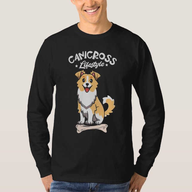 Camiseta Canicross Lifestyle Dog Running Sport Jogging (Anverso)
