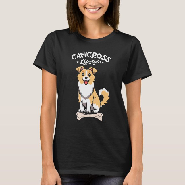 Camiseta Canicross Lifestyle Dog Running Sport Jogging (Anverso)