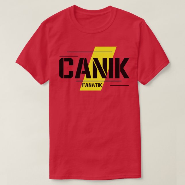Camiseta Canik Fanatik White Yellow TShirt (Diseño del anverso)