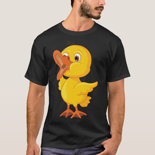 Camiseta canina amante de los animales del pato (Anverso)