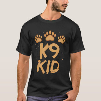 Camiseta Canina de entrenador de manejo de perros para niño