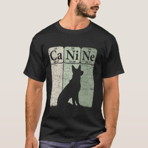 Camiseta Canine Dog Periódico Table Elements Perro Lover Cy