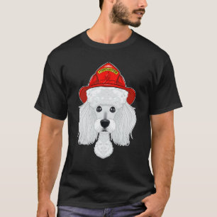 Camiseta Canine Handler I Fireman Dog I Firefighter Poodle