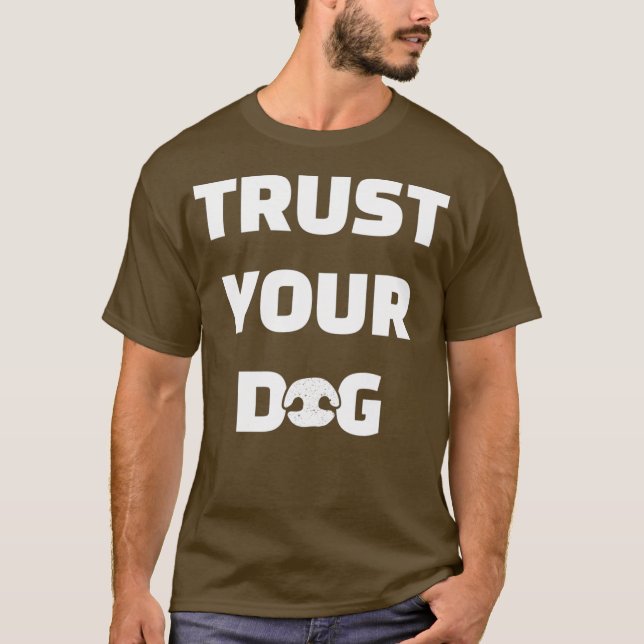 Camiseta Canine Nosework Scentwork Dog Agility K9 Trust (Anverso)