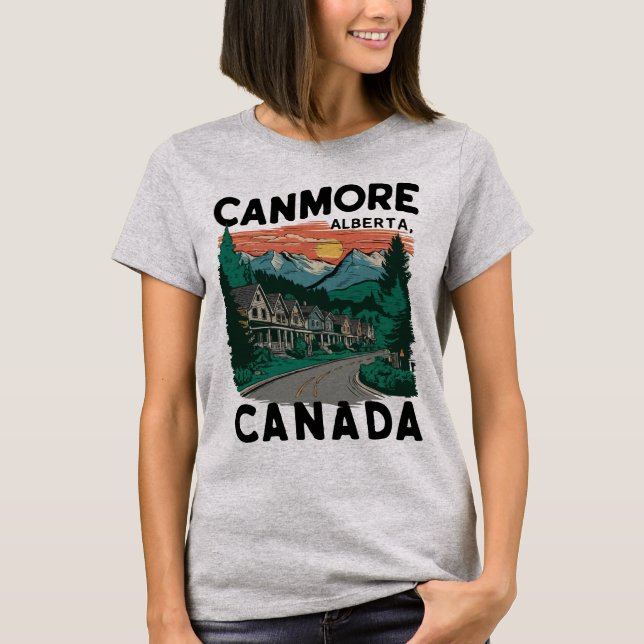 Camiseta Canmore Alberta, Canadá. (Anverso)