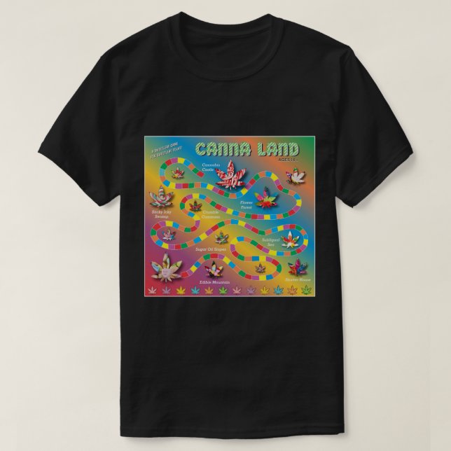 Camiseta CannaLand (Diseño del anverso)