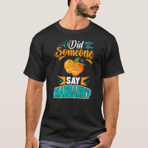 Camiseta Canne fresca de jugo de Naranja de mandarín arbola