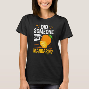 Camiseta Canne fresca de jugo de Naranja de mandarín arbola