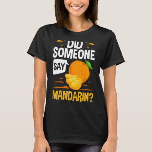 Camiseta Canne fresca de jugo de Naranja de mandarín arbola