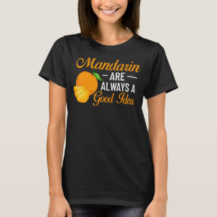 Camiseta Canne fresca de jugo de Naranja de mandarín arbola