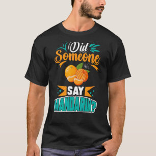 Camiseta Canne fresca de jugo de Naranja de mandarín arbola