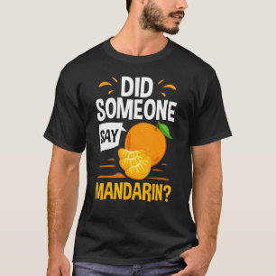 Camiseta Canne fresca de jugo de Naranja de mandarín arbola