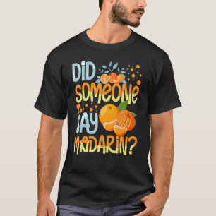 Camiseta Canne fresca de jugo de Naranja de mandarín arbola