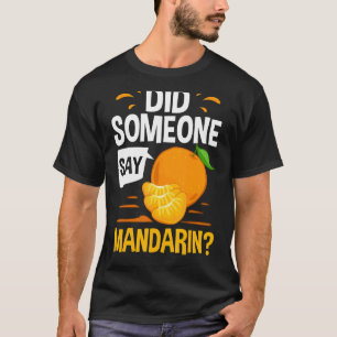 Camiseta Canne fresca de jugo de Naranja de mandarín arbola
