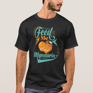 Camiseta Canne fresca de jugo de Naranja de mandarín arbola