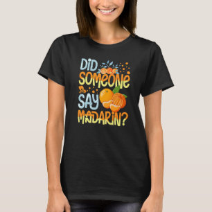 Camiseta Canne fresca de jugo de Naranja de mandarín arbola