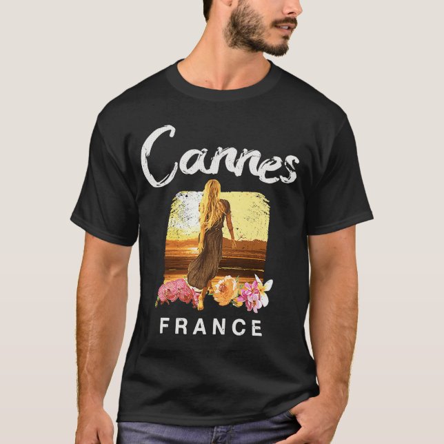 Camiseta Cannes France Vintage (Anverso)
