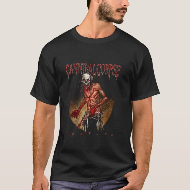 Camiseta Cannibal Corpse - Merchandising Oficial - Tortura (Anverso)