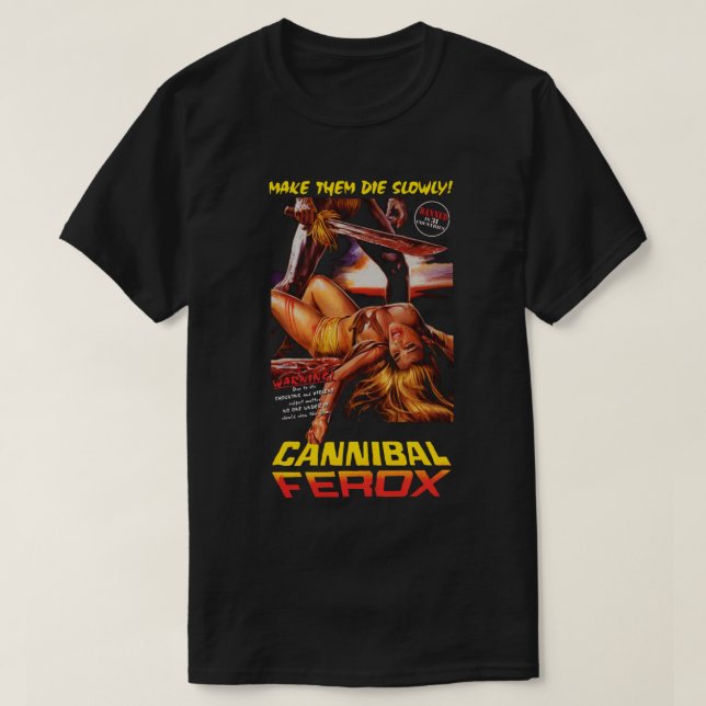Camiseta Cannibal Ferox Classic T-Shirt (Diseño del anverso)