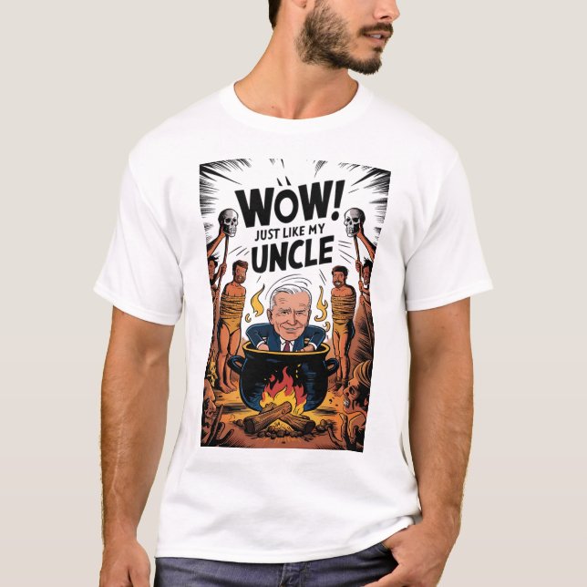 Camiseta Cannibals Ate My Uncle Joe Biden (Anverso)