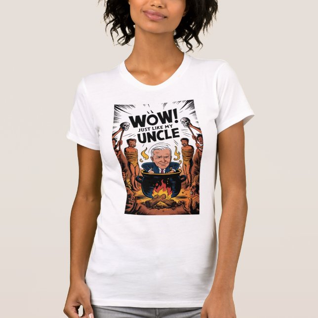 Camiseta Cannibals Ate My Uncle Joe Biden (Anverso)