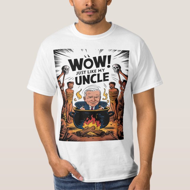 Camiseta Cannibals Ate My Uncle Joe Biden (Anverso)