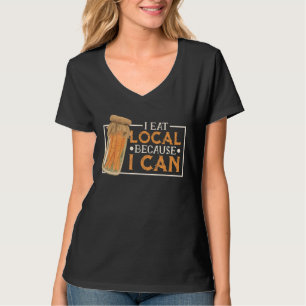 Camiseta Canning Jar Pickles Yo Como Local Porque Puedo