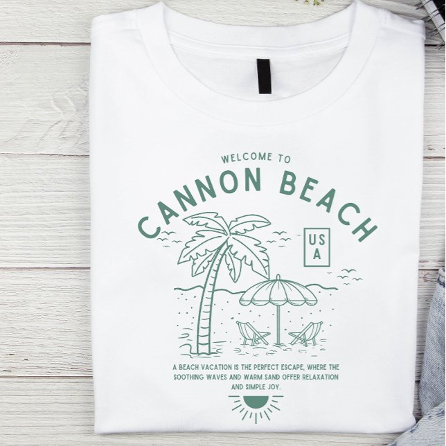 Camiseta Cannon Beach Oregon Vintage (Subido por el creador)