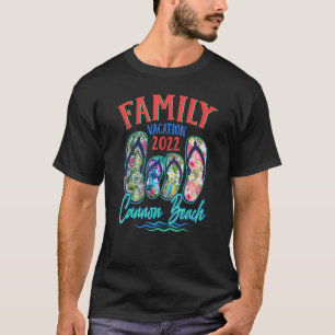Camiseta Cannon Beach Vacation 2022 Flip Flops Family Summe