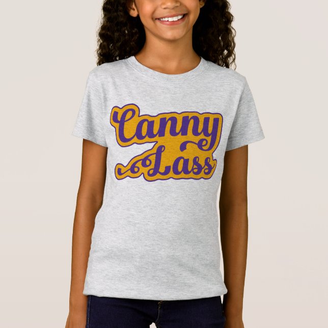 Camiseta Canny Lass, Geordie Slang T-Shirt, Newcastle (Anverso)
