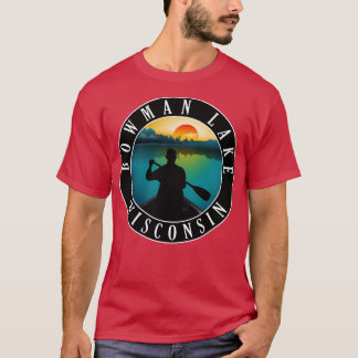 Camiseta Canoa Bowman Lake Wisconsin