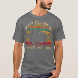 Camiseta Canoa de kayak de vintage retro rafting divertido 