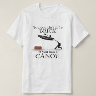 Camiseta canoa de ladrillo tee