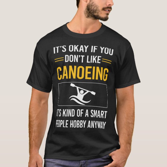 Camiseta Canoa de personas inteligentes (Anverso)