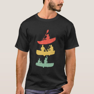Camiseta Canoa de remo de kayak de agua blanca