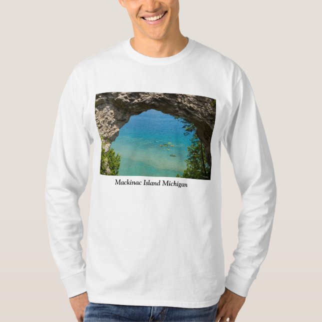 Camiseta Canoa de rock artístico (Anverso)