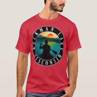 Camiseta Canoa del lago Beckman Wisconsin